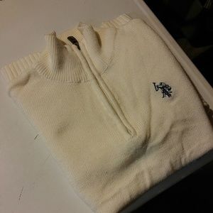 U.S. POLO ASSN. 1/4 ZIP SWEATER